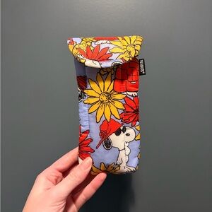Baggu Snoopy Puffy Glasses Case